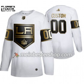 Los Angeles Kings Custom Adidas 2019-2020 Golden Edition Weiß Trikot Authentic - Kinder
